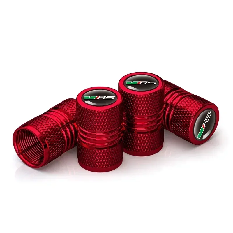 4Pcs/lot Car Tire Wheel Valve Caps Tyre Rim Stem Covers For VRS Octavia Kamiq Yeti RS Superb Fabia Rapid Accessories image 5