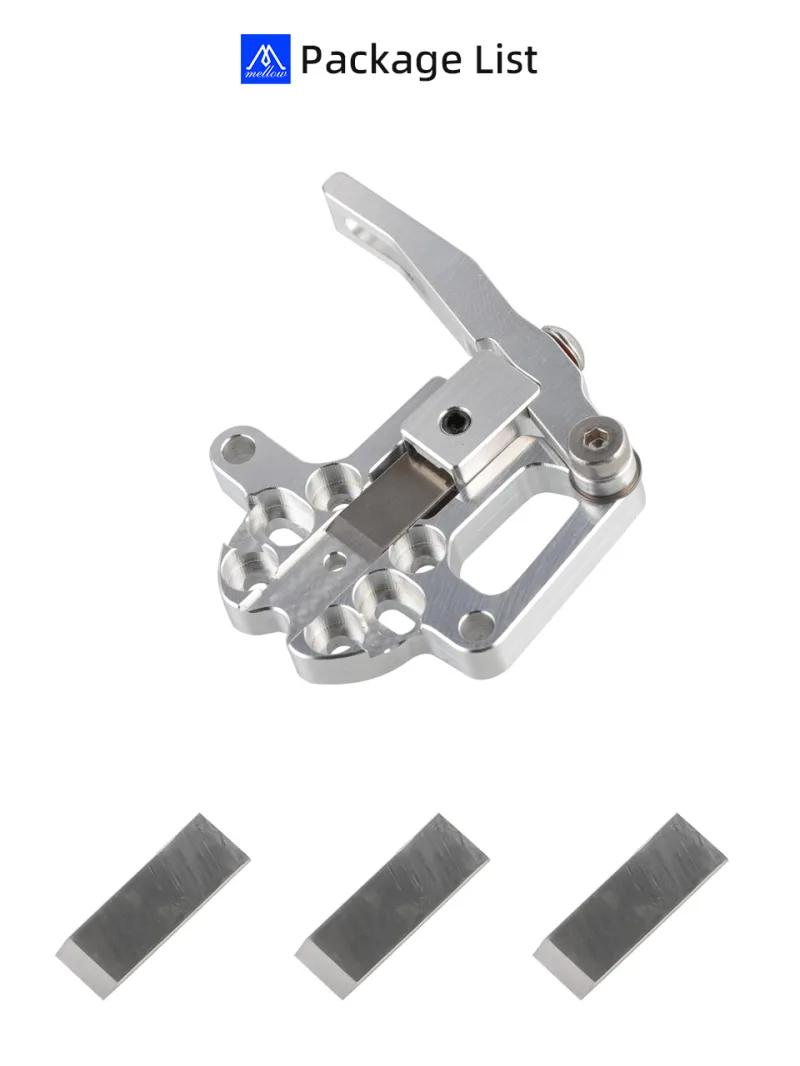 Mellow CNC Aluminum Magneto Filament Cutter For Printhead Bracket – Compatible with Goliath, Crazy Dragon Hotends & VZ Extruder detail 6