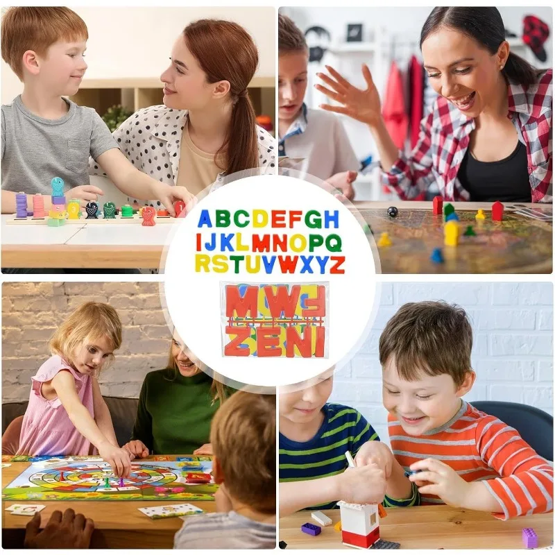 ABC Learning Alphabet Sand Mold Uppercase Letters Beach Toy Play Set for Kids Toddlers Match Game Color Sorting Montessori Toys - image 6
