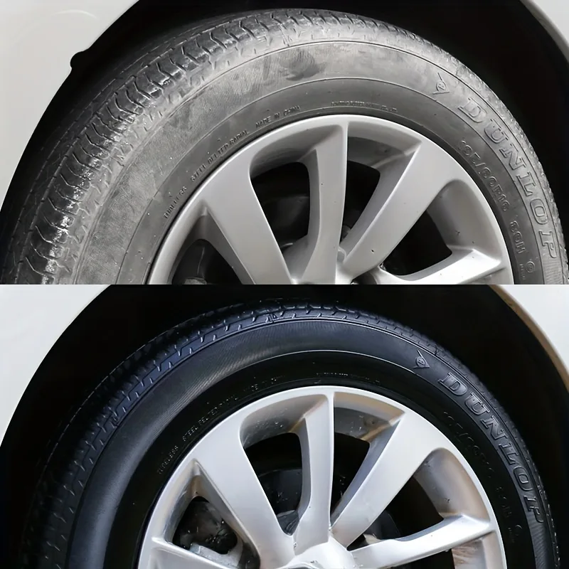 Black Shiny Tire wax 30g - durable, long-lasting protection and repair for all kinds of tires - prevents cracks and whit image 3