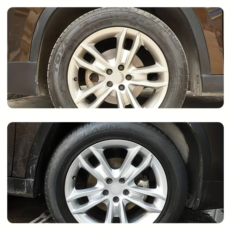 Black Shiny Tire wax 30g - durable, long-lasting protection and repair for all kinds of tires - prevents cracks and whit image 5