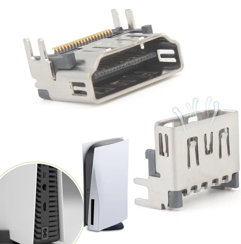 HDMI Port Replacement for Sony PlayStation 5 PS5 Socket Jack Interface Connector for PS5 Console Accessories Parts - image 1