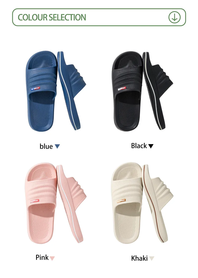 Summer Home Slippers Bathroom Beach Indoor Slides Comfortable Lightweight Outdoor Sandals detail 2