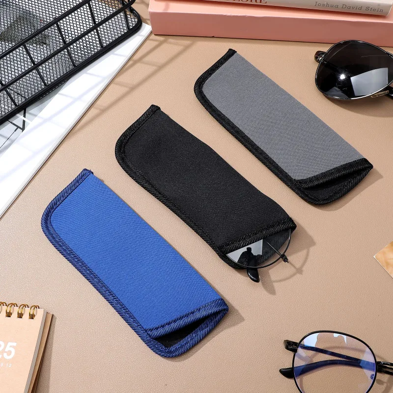 3pcs Slim Eyeglass Pouch Bag Slip In Sunglasses Protective Holder Portable Eyewear Sleeves Accessories image 3