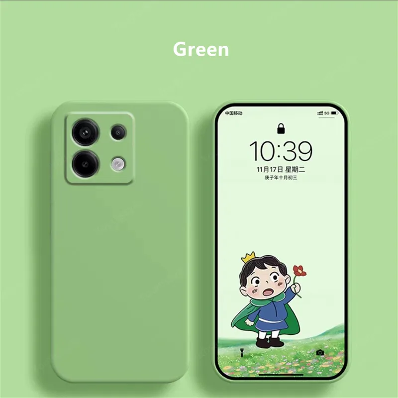 For Xiaomi Redmi Note 14S Case Redmi Note 14S Cover Funda Coque Soft Original Liquid Silicone Back Case Redmi Note 14S detail 6
