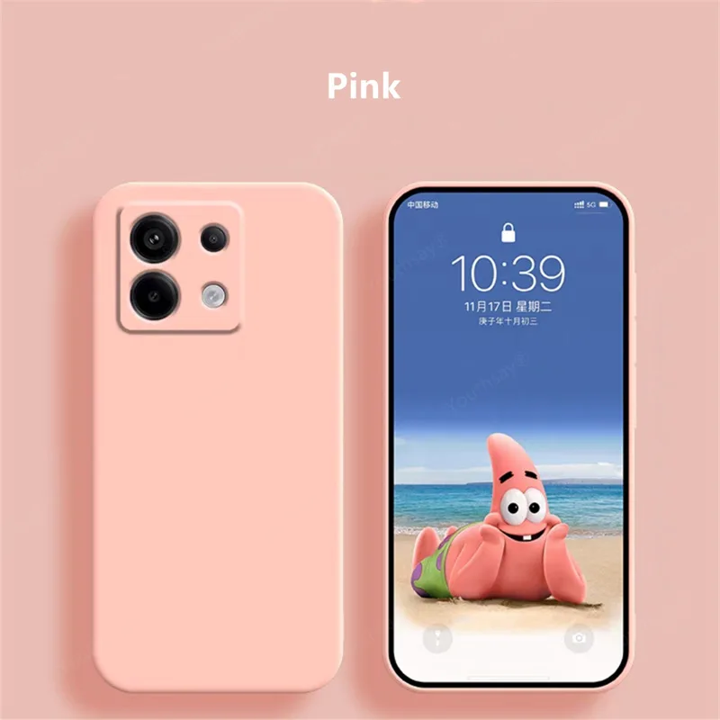 For Xiaomi Redmi Note 14S Case Redmi Note 14S Cover Funda Coque Soft Original Liquid Silicone Back Case Redmi Note 14S detail 7