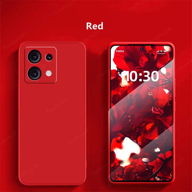 For Xiaomi Redmi Note 14S Case Redmi Note 14S Cover Funda Coque Soft Original Liquid Silicone Back Case Redmi Note 14S detail 8