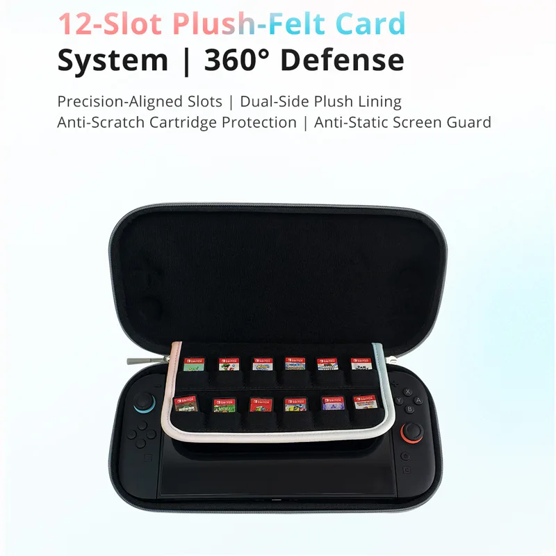 MOBAPAD P1 Carrying Case for Nintendo Switch 2 Storage Bag JoyPad with YKK Zippers Housing Shell Protective Cover for  Switch 2 - image 2