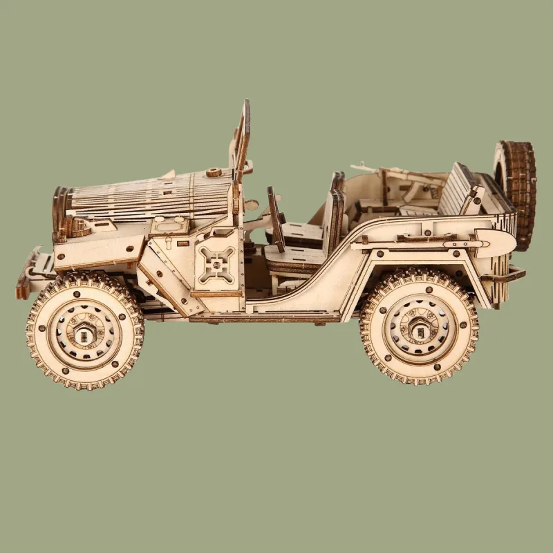 3D Puzzle Diy Wooden Toy Car Assembly Model For Adult Birthday Halloween Christmas Gifts image 4