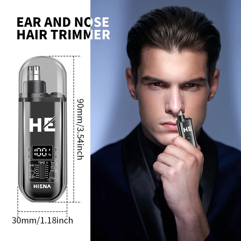Electric Nose Hair Trimmer Clipper Rechargeable Multi-kinetic Shaving Unisex Automatic Washable Personal Care Appliances image 2