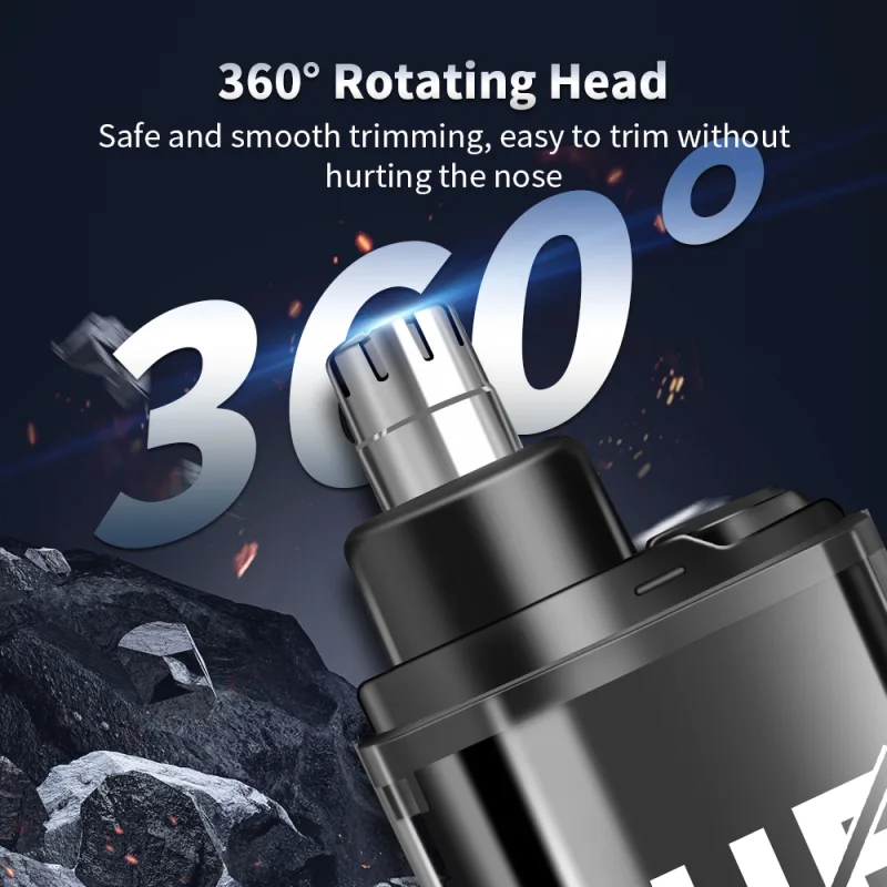 Electric Nose Hair Trimmer Clipper Rechargeable Multi-kinetic Shaving Unisex Automatic Washable Personal Care Appliances image 3