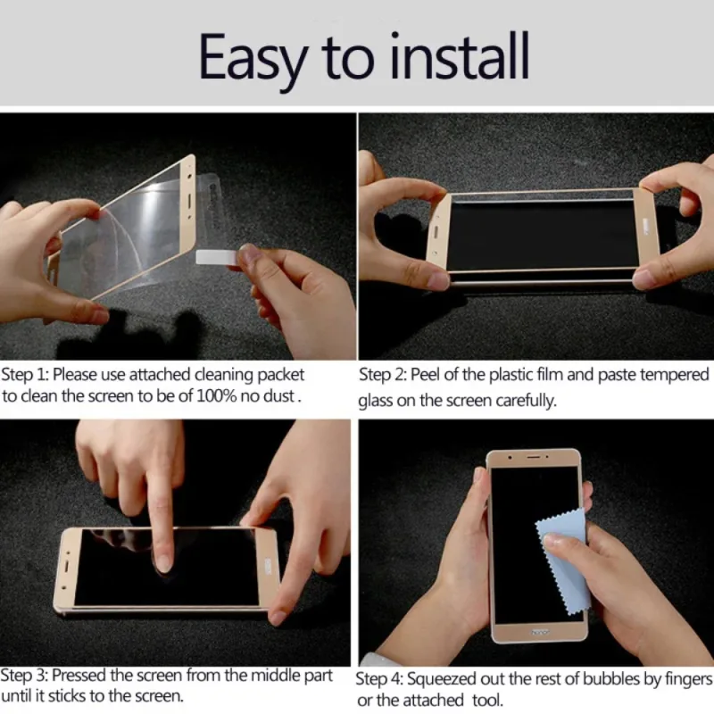 4PCS For Poco X7 Glass Poco X6 Tempered Glass 9H 9H HD Full Curved Cover Phone Protective Screen Protector For Poco X7 PocoX6 X5 - image 6
