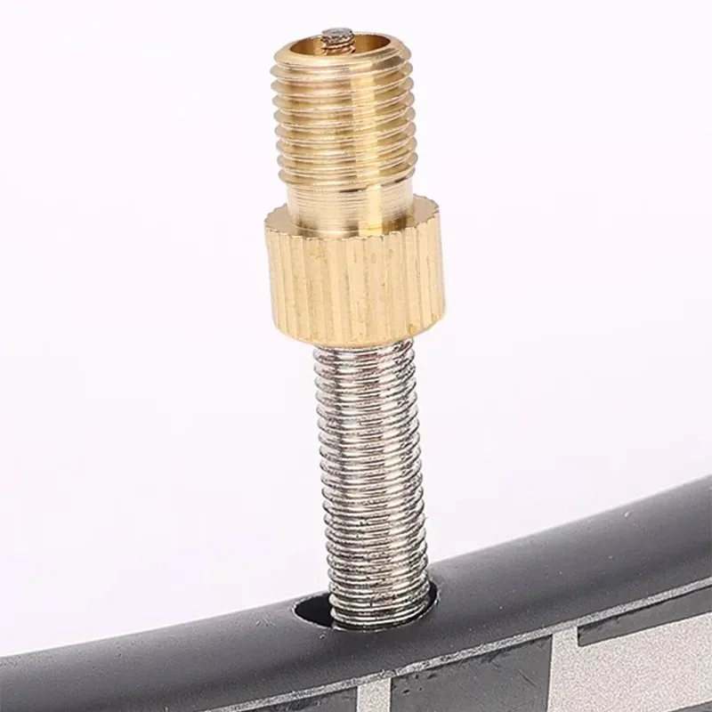 8-2pcs Bicycle Valve Pump Adapter Bike Valve Converter Presta To Schrader Convert Nozzle Inflation Adaptor Bicycle Acces image 3