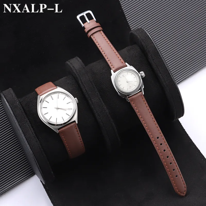 Universal Wristband Ultra-Thin Leather Watch Band 8mm 10mm 12mm 14mm 16mm 18mm 20mm 22mm 24mm PU Leather Straps for Men  image 5