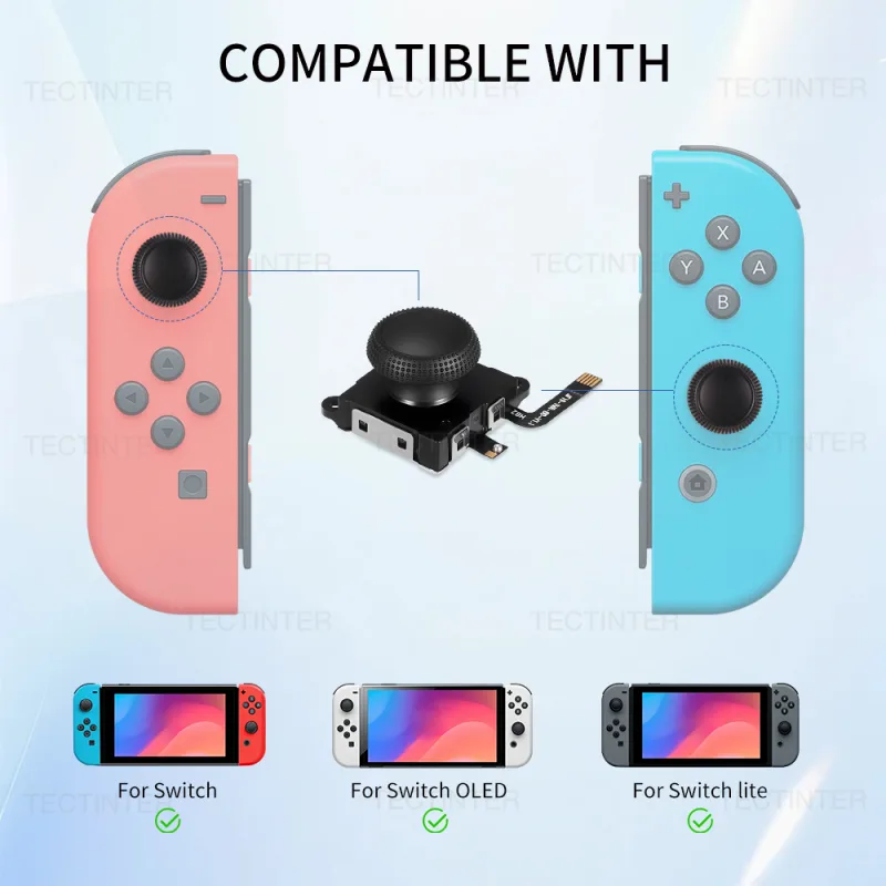 Hall Effect Joystick for Nintendo Switch/Lite/OLED Controller Thumb Stick 3D Analog Repair Parts Replacement Accessories - image 2