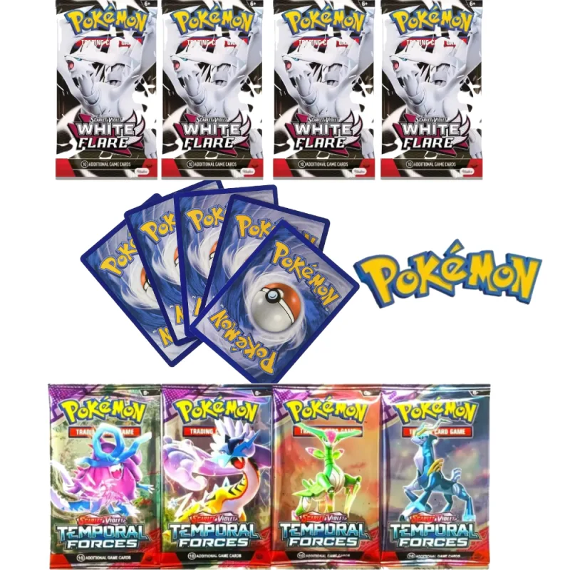 40 Pcs Pokemon Card Prismatic 151 Evolutions English Booster Battle Pokemon Card Game Carte Trading Collection Cards Gif image 2