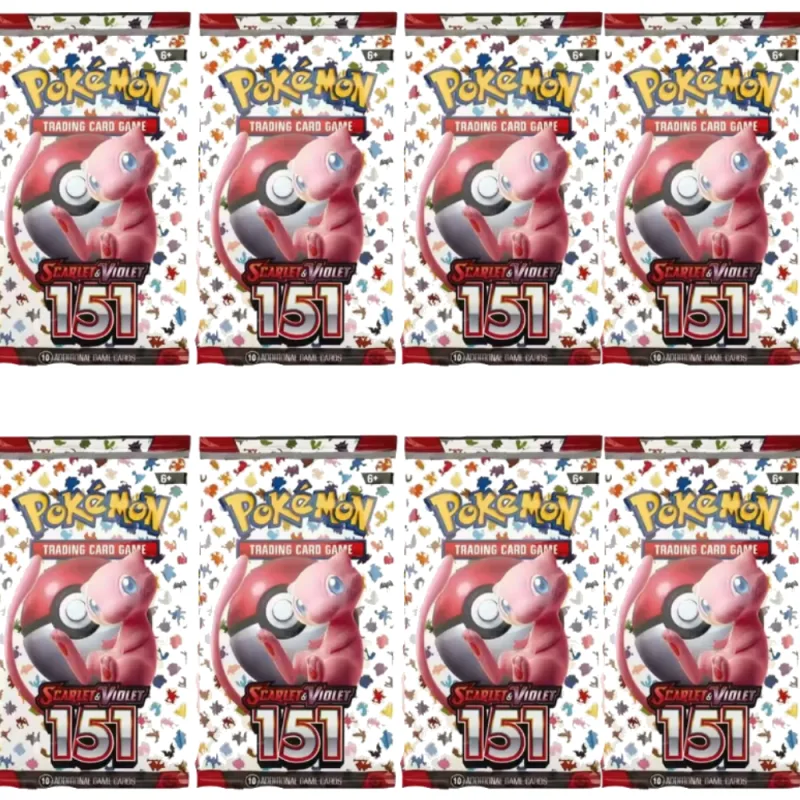 40 Pcs Pokemon Card Prismatic 151 Evolutions English Booster Battle Pokemon Card Game Carte Trading Collection Cards Gif image 5