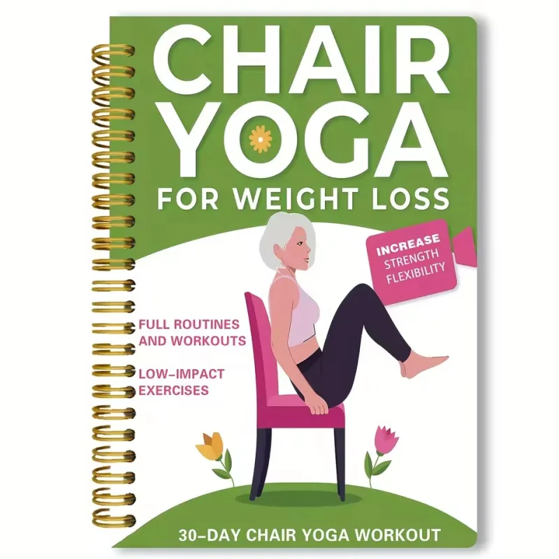 Chair Yoga Guide for Weight Loss, Muscle Strengthening & Flexibility - Beginner-Friendly Workout Suitable for Seniors an image 5