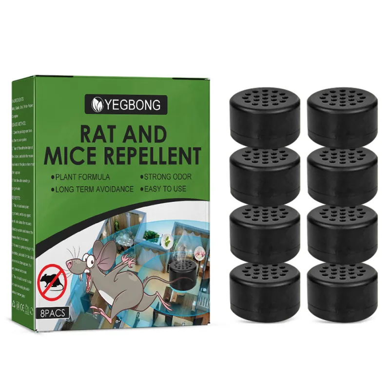 8Pcs Mice Repellent Deterrent Anti-Mouse Ball Rat Repellent Non-toxic Safe Peppermint Oil for Outdoor Indoor Pest Insect image 3