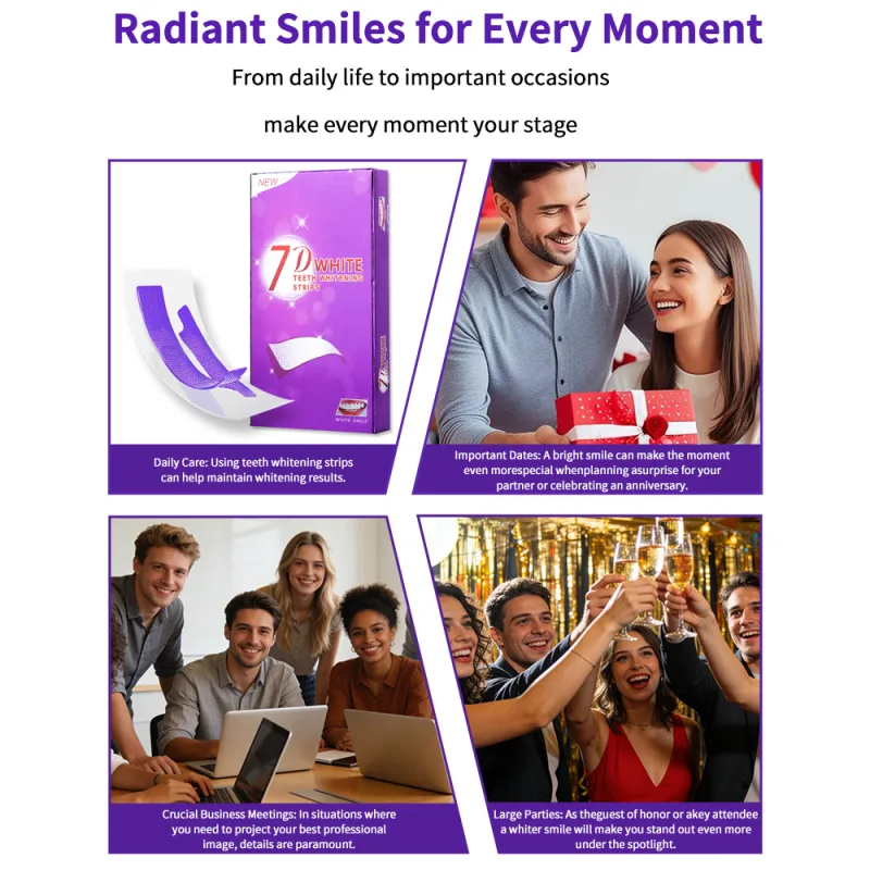 Purple Teeth Whitening Strip No Sensitive Teeth Bleaching Strip Colour Corrector Instant Teeth Clean Strip,At-Home Teeth image 6