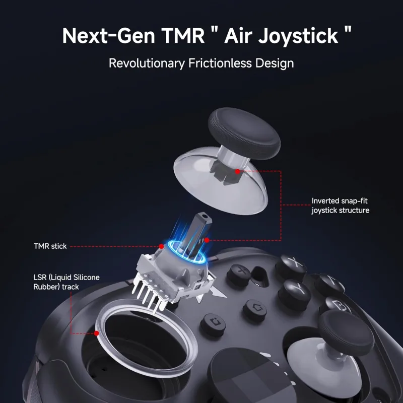 Mobapad CHITU 2 Bluetooth Controller with TMR Joysticks For Nintendo Switch 1/2 PC Android iOS with HD Rumble,NFC,Turbo Gamepad - image 2