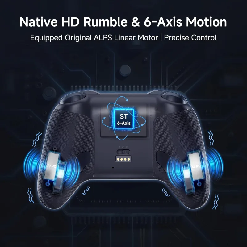 Mobapad CHITU 2 Bluetooth Controller with TMR Joysticks For Nintendo Switch 1/2 PC Android iOS with HD Rumble,NFC,Turbo Gamepad - image 3