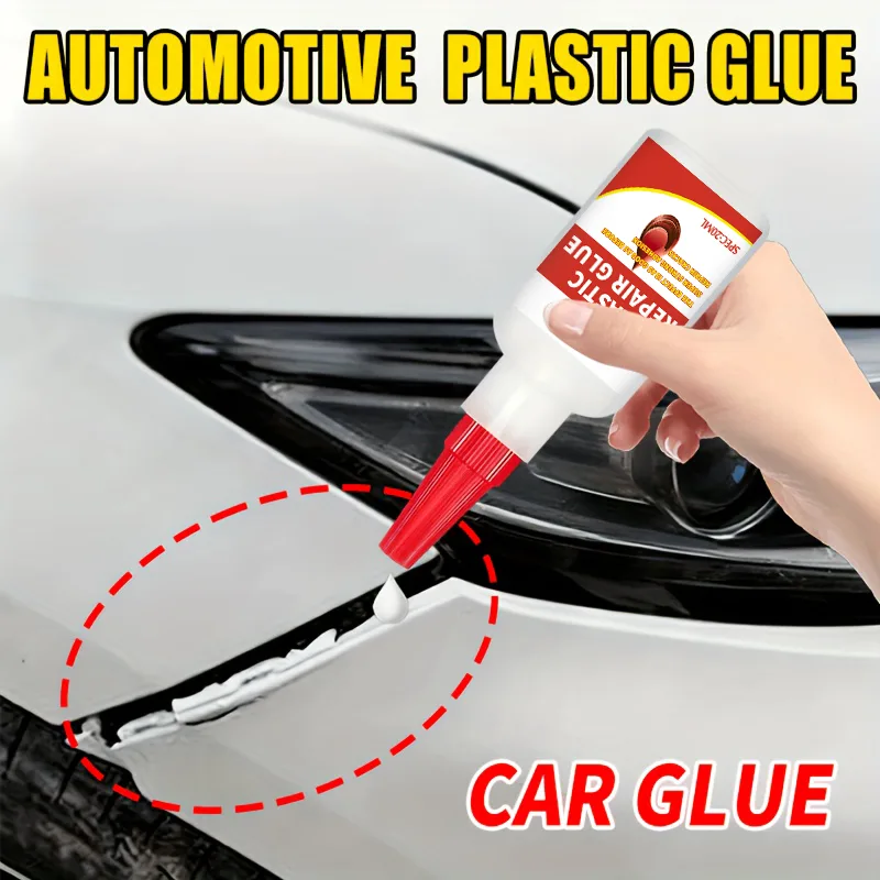 Car Bumper Repair Glue - Special Adhesive for Plastics, Repairs Plastic Parts, Rearview Mirror Base, Repairs Damage and  image 2
