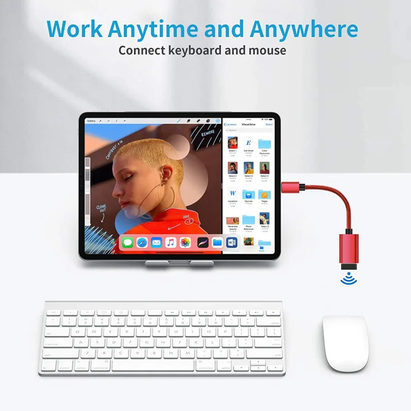 Universal OTG USB 3.0 Adapter Cable Type C Male To USB A Female Usb Data Cord OTG Adapter For Macbook iPhone Xiaomi Mobi image 6