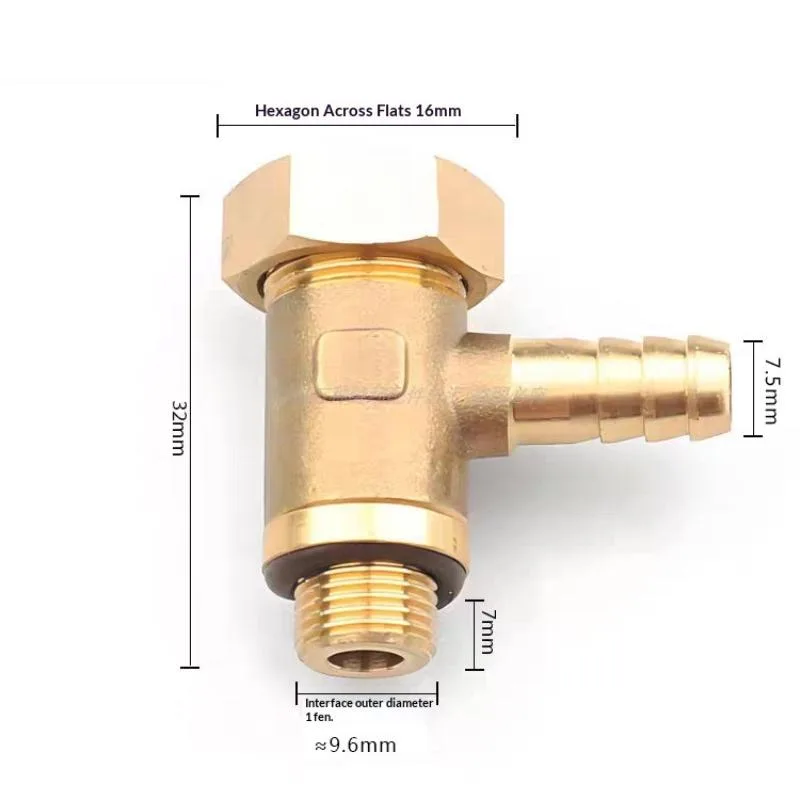 Espresso Machine Repair Kit - 1Pc 9Bar OPV Safety Valve with G1/8' Port, Essential Replacement Part to Regulate Boiler Pressure - image 6