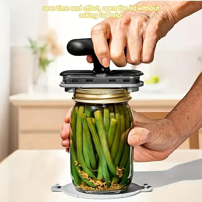 Bottle Opener Multifunctional Household Kitchen Gadget Non-slip Cap Opener Labor-saving Artifact Support image 2