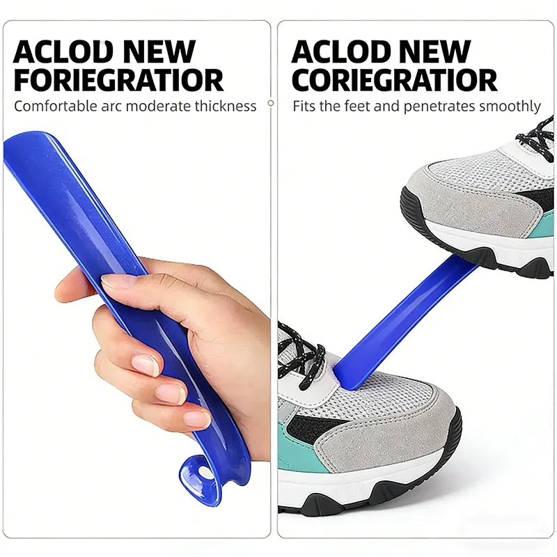 Extra Long Plastic Shoehorn Hotel Household Shoe Insertion Aid Lazy Shoe Horn Draw Helper Shoe Wearer Shoe Lifter image 5