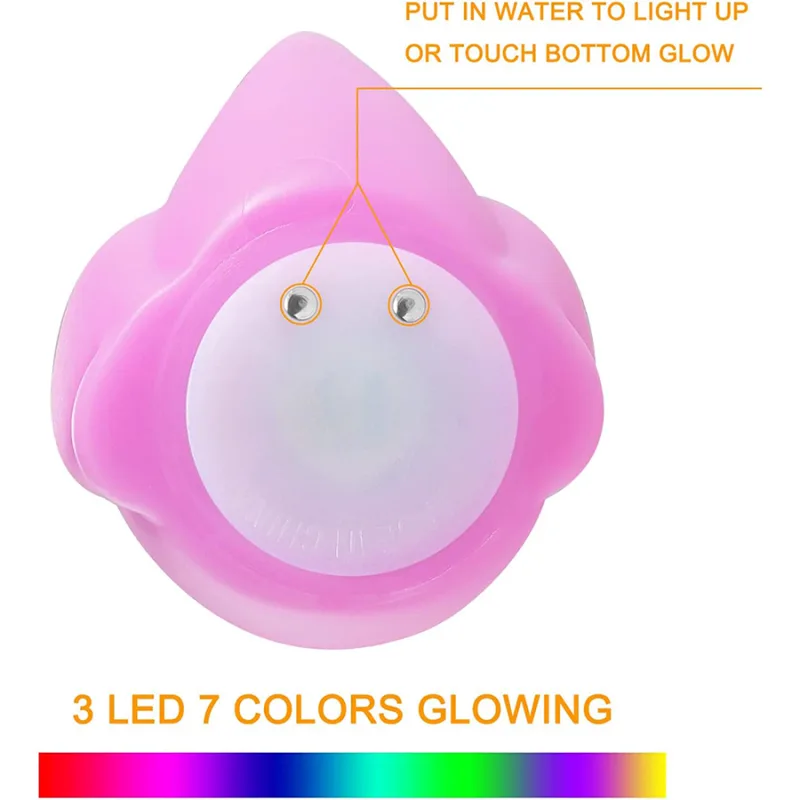 Light Up Bath Toys for Kids Dinosaur Bathtub Toys for Baby 12-18 Months Toddlers Water Bathtub Shower Pool Toys for Boy Girls detail 6