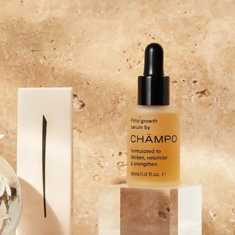 CHAMPO Pitta Hair Growth Serum 30ml Anti-Hair Loss Essence for Thickening & Volumising, Strengthens Hair, Nourishes Scal image 4