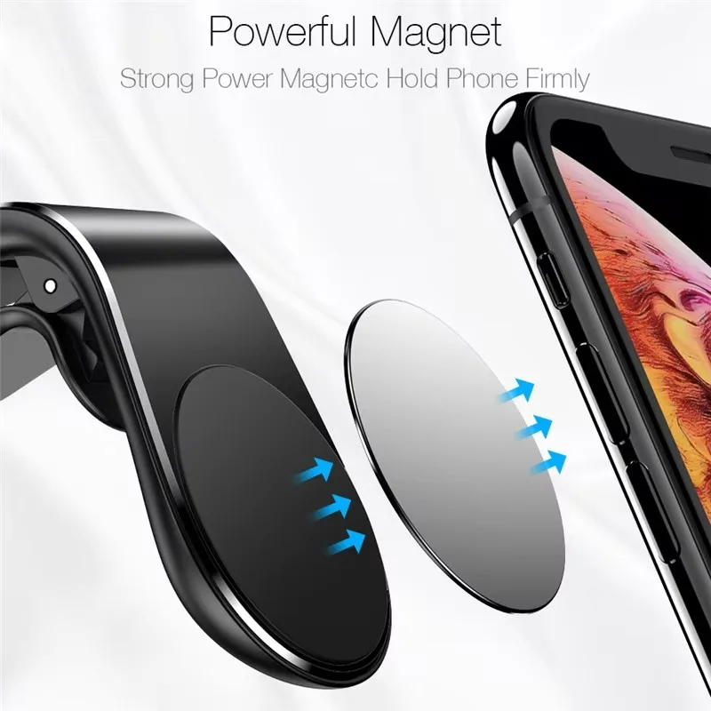 Magnetic Car Phone Holder Air Vent Clip Mount 360 Rotation Mobile Bracket GPS Cell Phone Stand in Car For IPhone Samsung Huawei - image 3