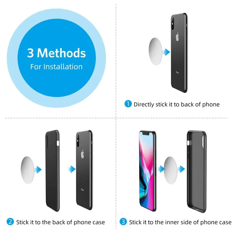 Magnetic Car Phone Holder Air Vent Clip Mount 360 Rotation Mobile Bracket GPS Cell Phone Stand in Car For IPhone Samsung Huawei - image 6