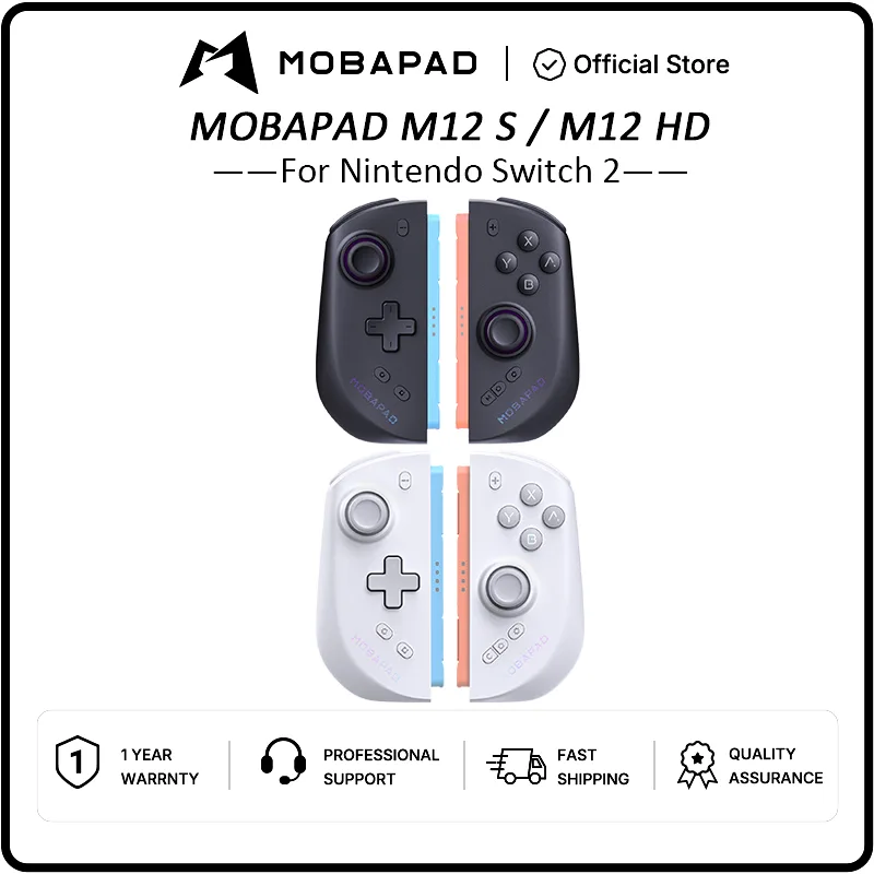 MOBAPAD M12 HD / M12 S Wireless Joypad for Nintendo Switch 2 With TMR Joystick Mechanical Buttons Remap Macro Gamepad - image 1