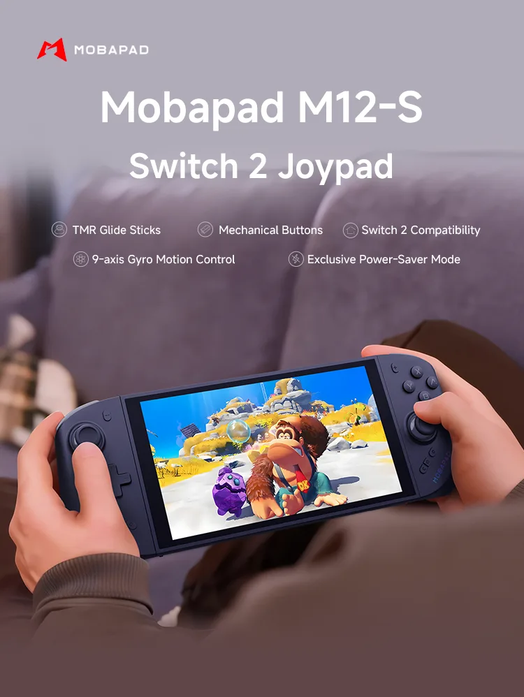 MOBAPAD M12 HD / M12 S Wireless Joypad for Nintendo Switch 2 With TMR Joystick Mechanical Buttons Remap Macro Gamepad - image 2