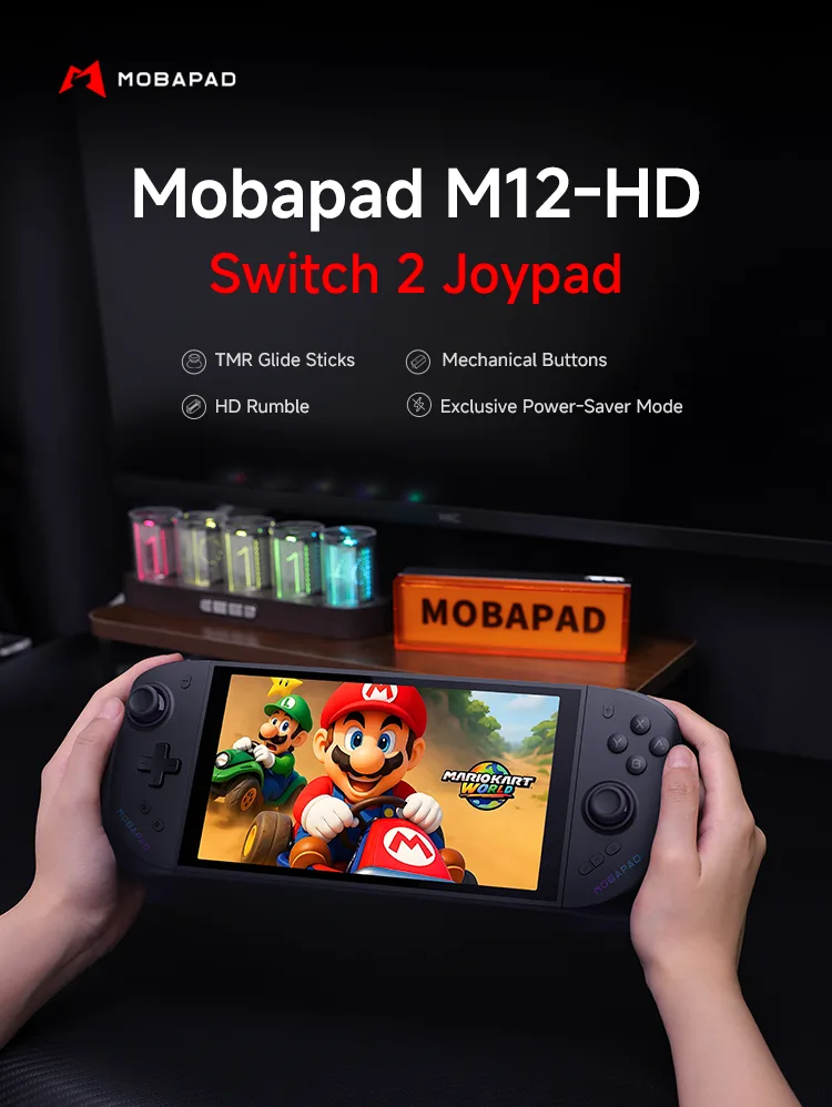 MOBAPAD M12 HD / M12 S Wireless Joypad for Nintendo Switch 2 With TMR Joystick Mechanical Buttons Remap Macro Gamepad - image 3