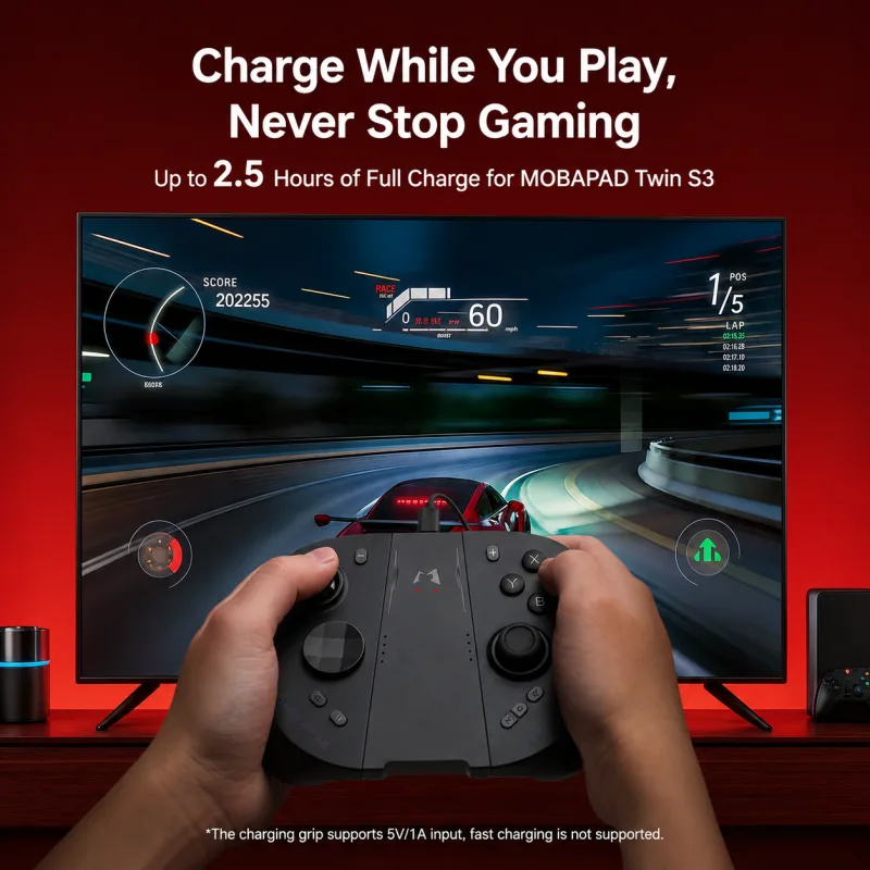 MOBAPAD Charging Grip Charger Stand for MOBAPAD M12 HD / S Joypad, Type-C Charging Port and Charging Protection Game Accessories - image 6
