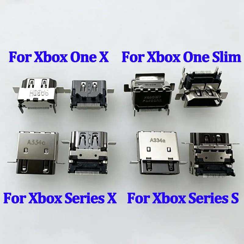 1PC Suitable For Xbox One X Slim/Xbox Series X S Console HDMI Compatible Charging Port Power Charging Socket Plug Connector - image 1