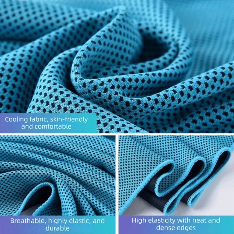 Cooling Towel Microfiber Quick Dry Instant Cooling Soft Breathable Sweat Absorbent Chilly Towel for Gym Running OutdoorSports - image 3