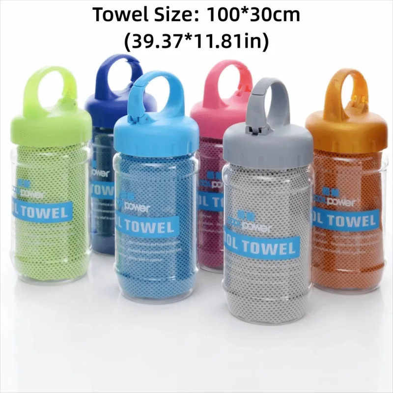 Cooling Towel Microfiber Quick Dry Instant Cooling Soft Breathable Sweat Absorbent Chilly Towel for Gym Running OutdoorSports - image 6