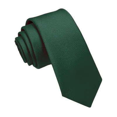JEMYGINS Men's Slim 6cm Solid Colour Skinny Necktie Party Wedding