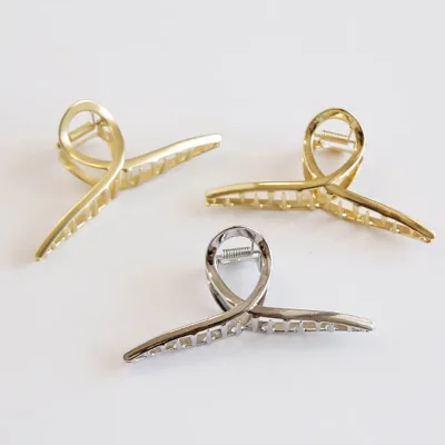 Gold Silver Geometric Hair Claw