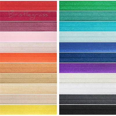 Shiny Fold Over Elastic Trim