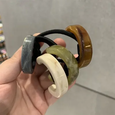 Geometric Buckle Hair Tie