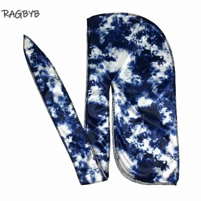 Silk Durag with Tie Dye Print