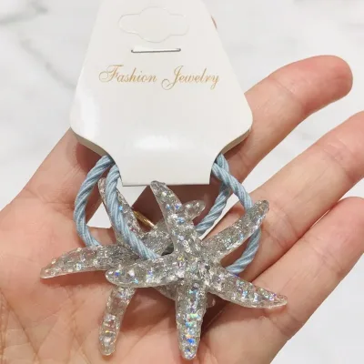 Shiny Starfish Hair Bands