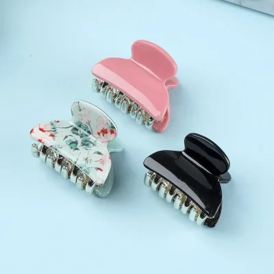 Acrylic Flower Hair Clips