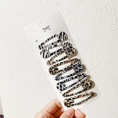 Leopard Print Hairpins